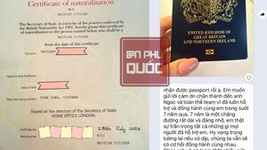 HÀNH TRÌNH 7 NĂM ĐỒNG HÀNH CÙNG KHÁCH HÀNG - TỪ ĐỊNH CƯ THEO CHỒNG ĐẾN QUỐC TỊCH UK