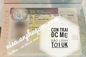VISA ĐỊNH CƯ UK DIỆN MẸ BẢO LÃNH CON GIÚP CHÁU BÉ TỪ NGHỆ AN SANG UK ĐOÀN TỤ VỚI MẸ SAU BAO NĂM XA CÁCH